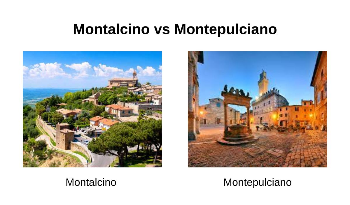Montalcino vs Montepulciano