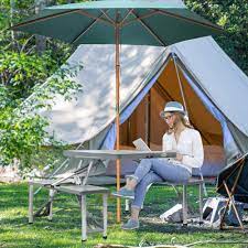 Outsunny Portable Foldable Camping Table